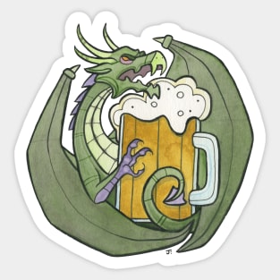 Drunks and Dragons Sticker